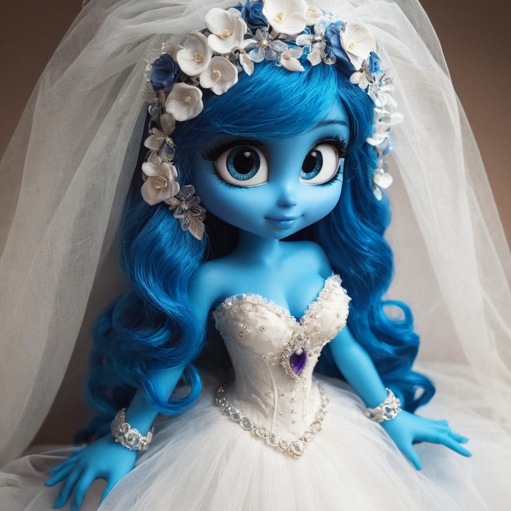 fanart, cosplay, bride, corpsebride, emily, schtroumpfs, smurf, smurfette, smurfs, neuralnetwork, thesmurfs, smurfgirl, corpsebrideemily, smurfettes, lesschtroumpfs, art