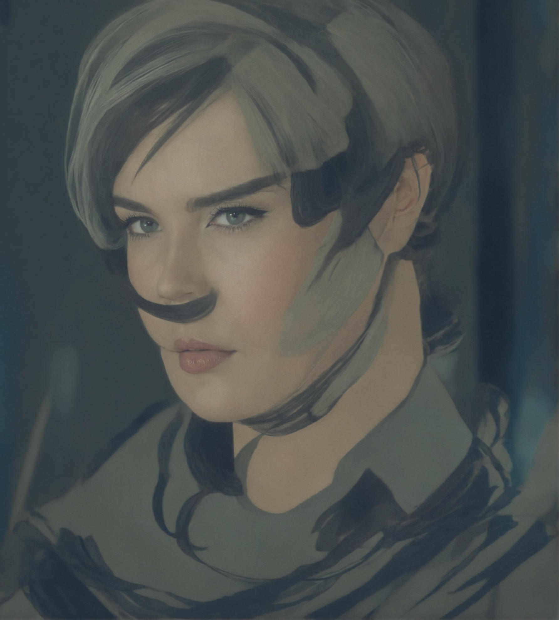 leon kennedy, leon s kennedy, resident evil, digital drawing, sketch, digital painting, digital art, re2r leon, art, re fanart, fanart