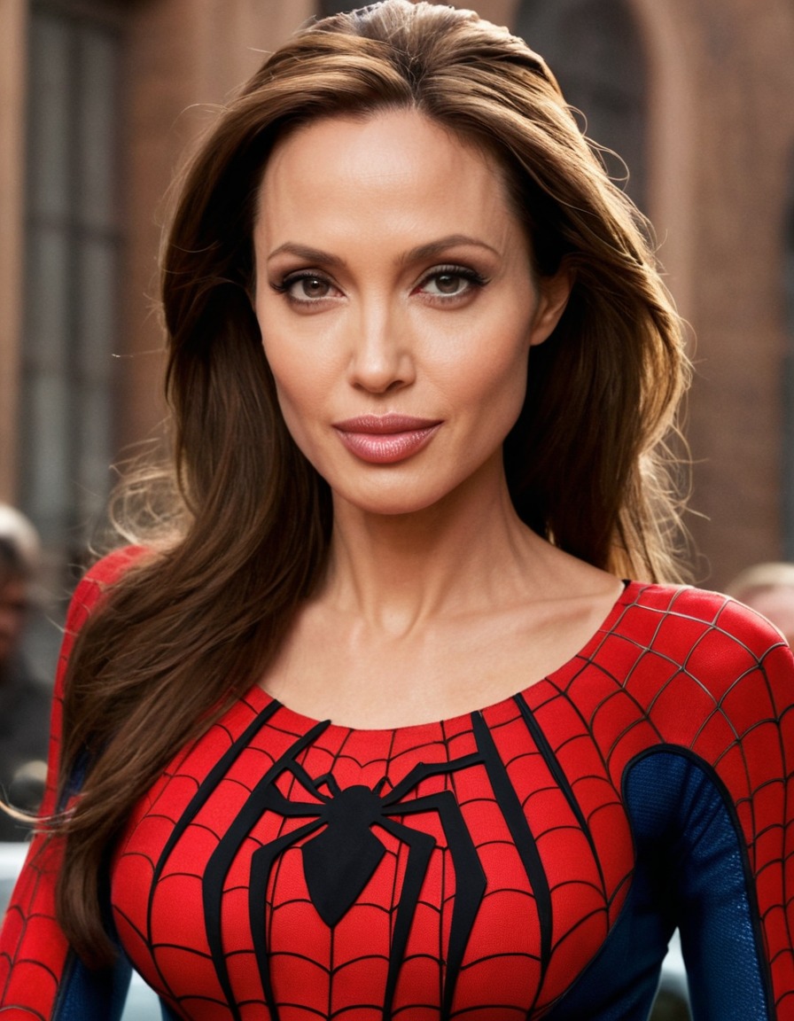 angelina jolie, spiderman, hollywood, actress, superhero, marvel, celebrity