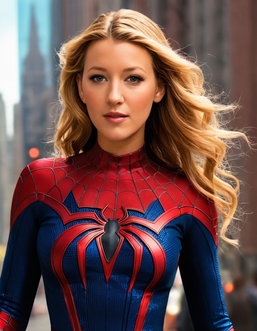 blake lively, spiderman, actress, superhero, marvel, film, character