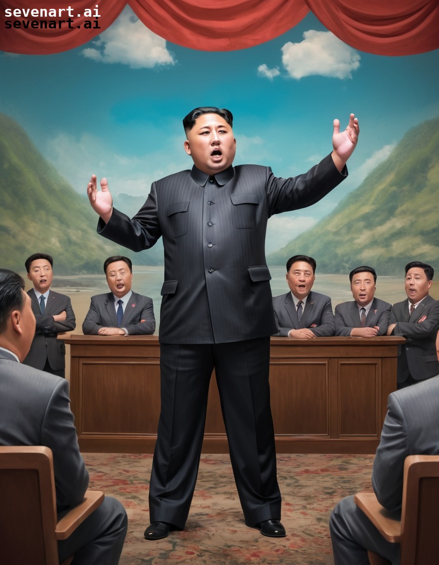 kim jong-un, stand-up comedy, performance, satire, political humor, north korea