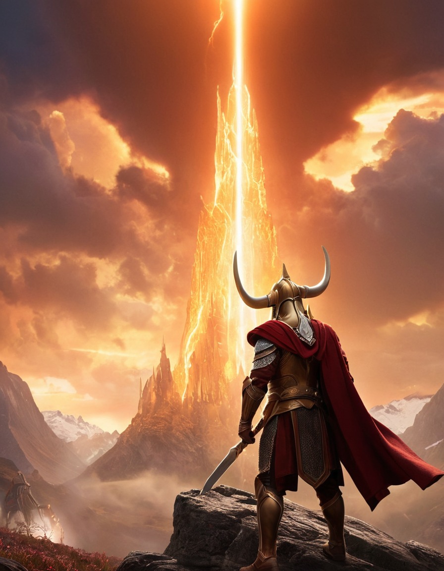 heimdall, norse mythology, epic poem, featured god, mythological scene