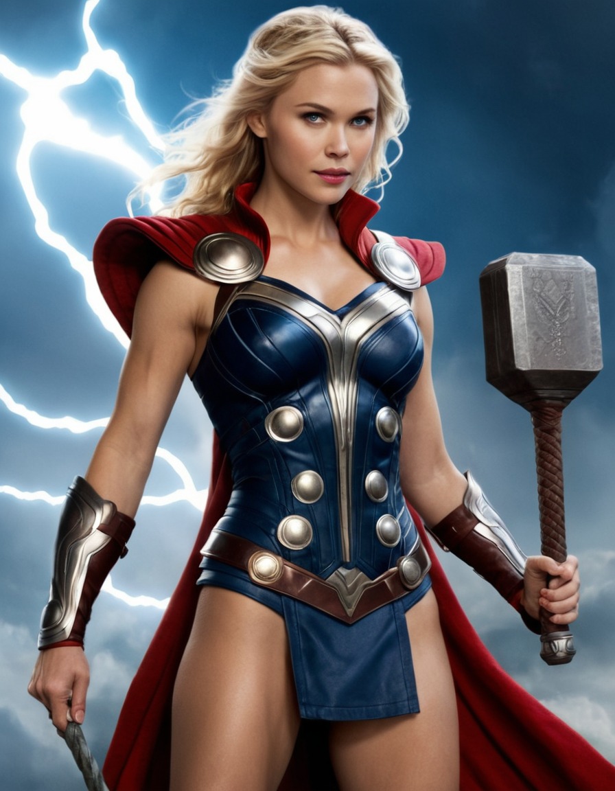 thor, gender transformation, marvel, superhero, female protagonist, asgardian, norse mythology