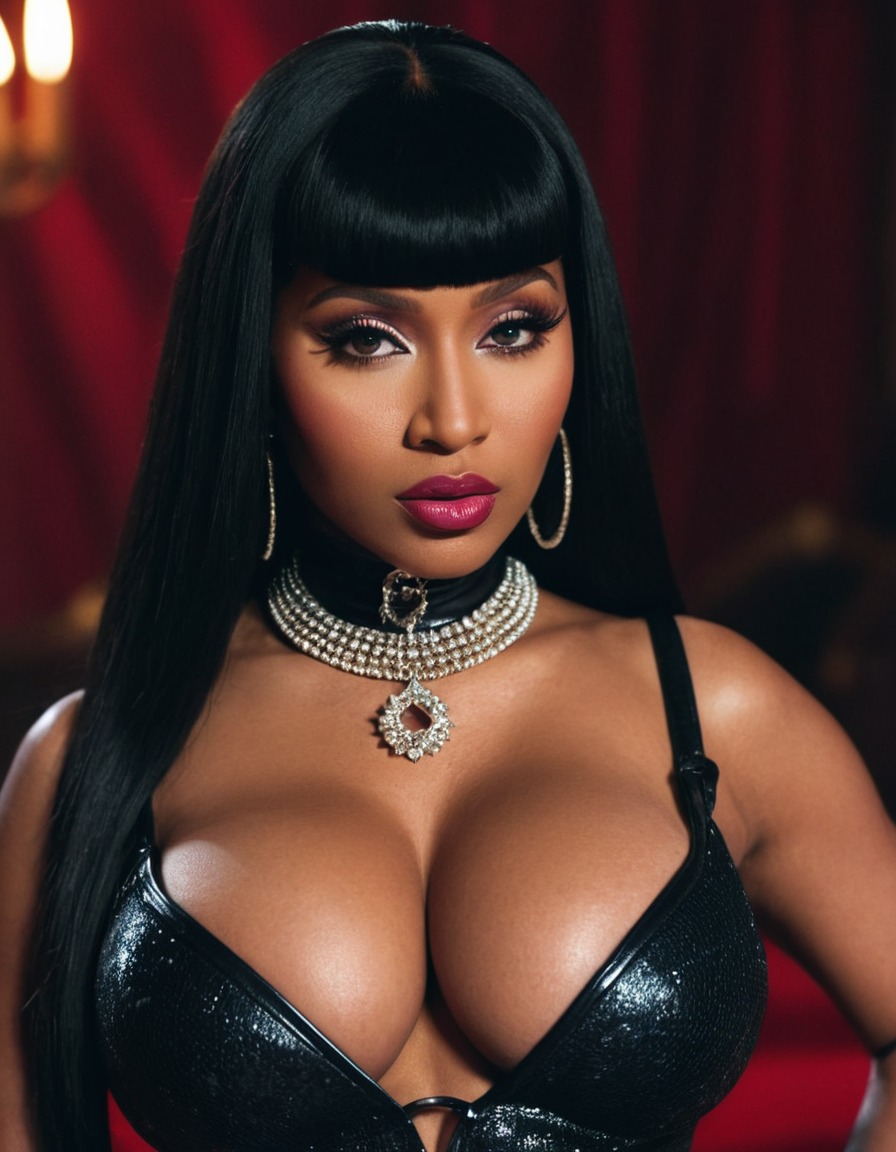 nicki minaj, pop star, villain, evil, music industry, celebrity, fashion icon