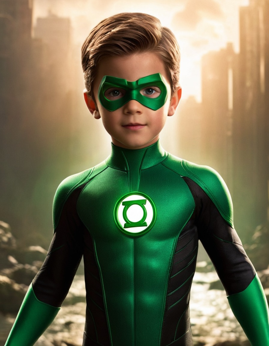 green lantern, superhero, childhood, origin story, dc comics