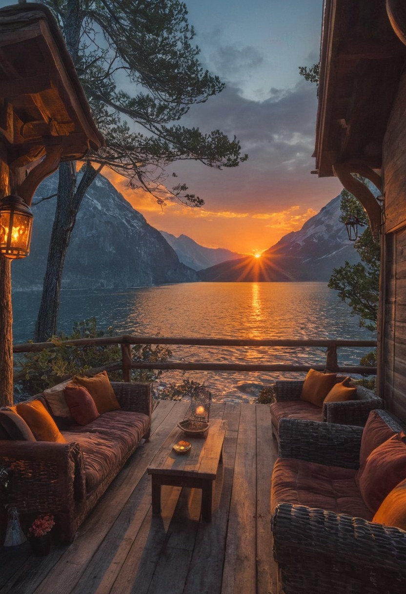 summer, sunset, beautiful place, inspiration, beautiful planet, beautiful, nature, decoration, interiors, interior design, flowers, the house of my dreams