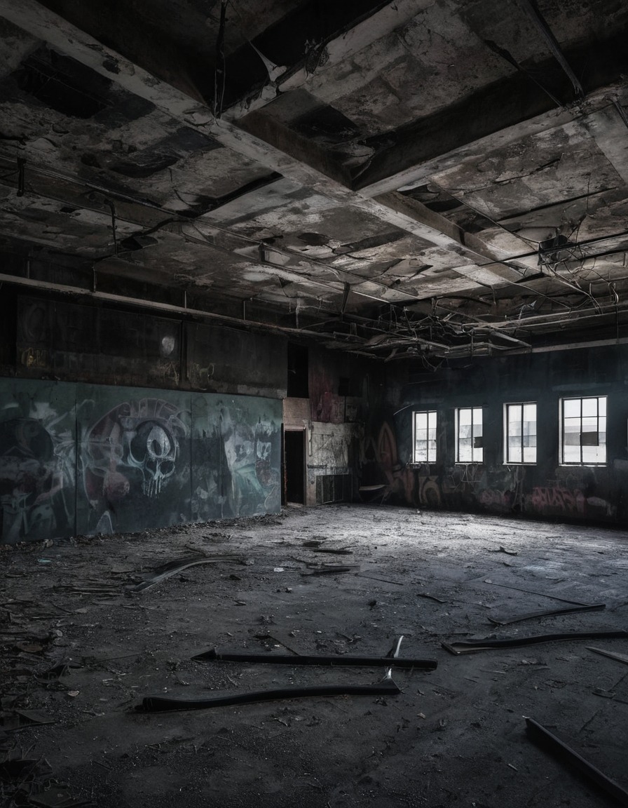 abandoned place, urban exploration, cityscape, fitness, health, architecture, recreation