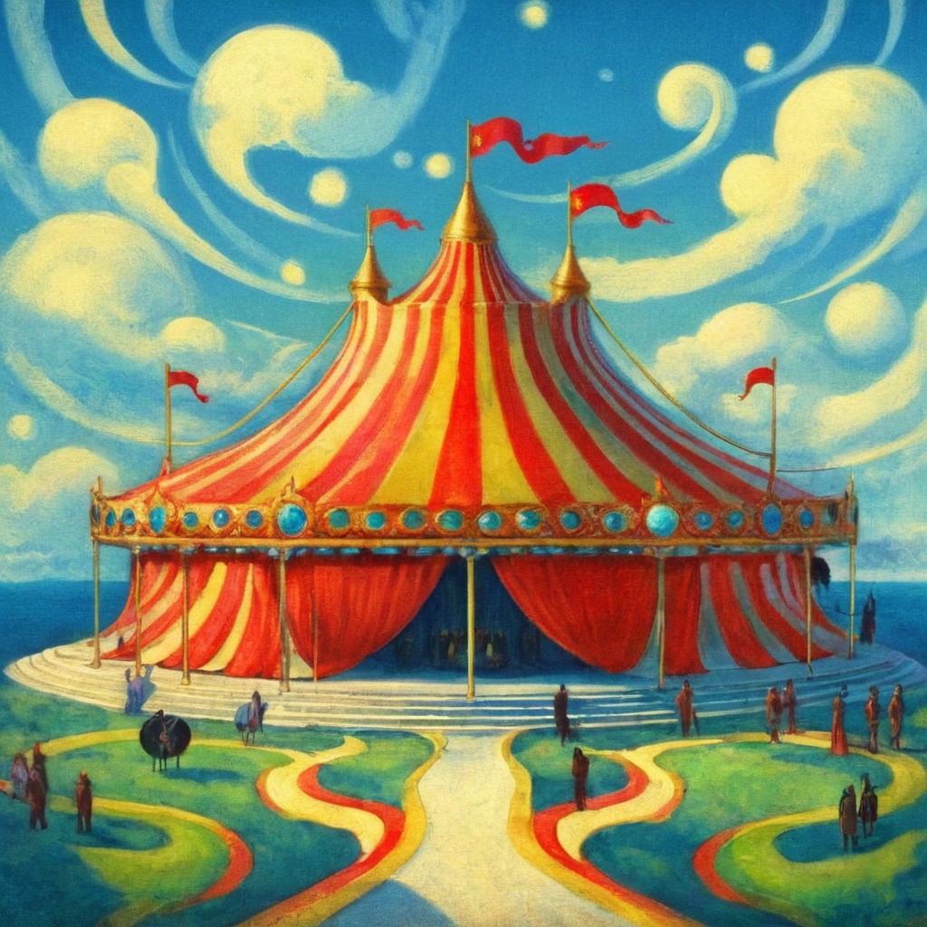 digitalart, circus