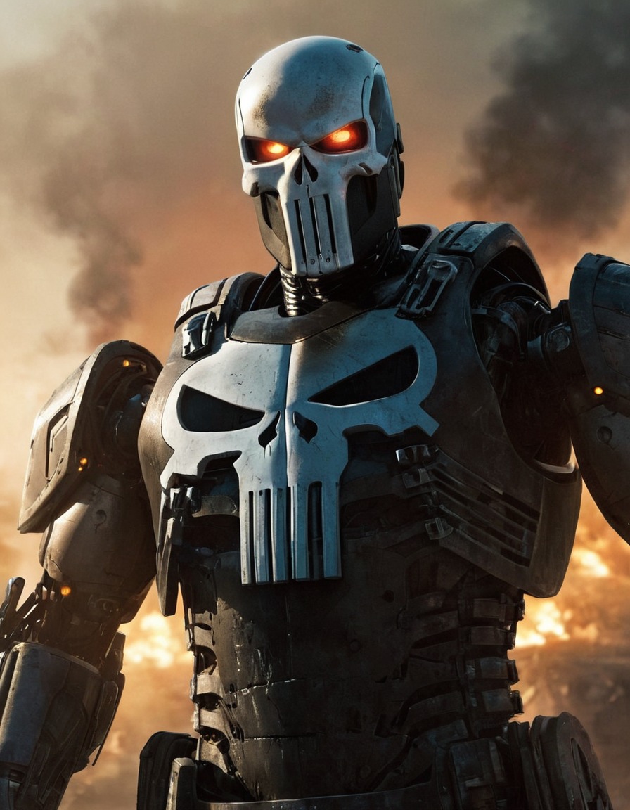 the punisher, robot, marvel, cybernetics, artificial intelligence