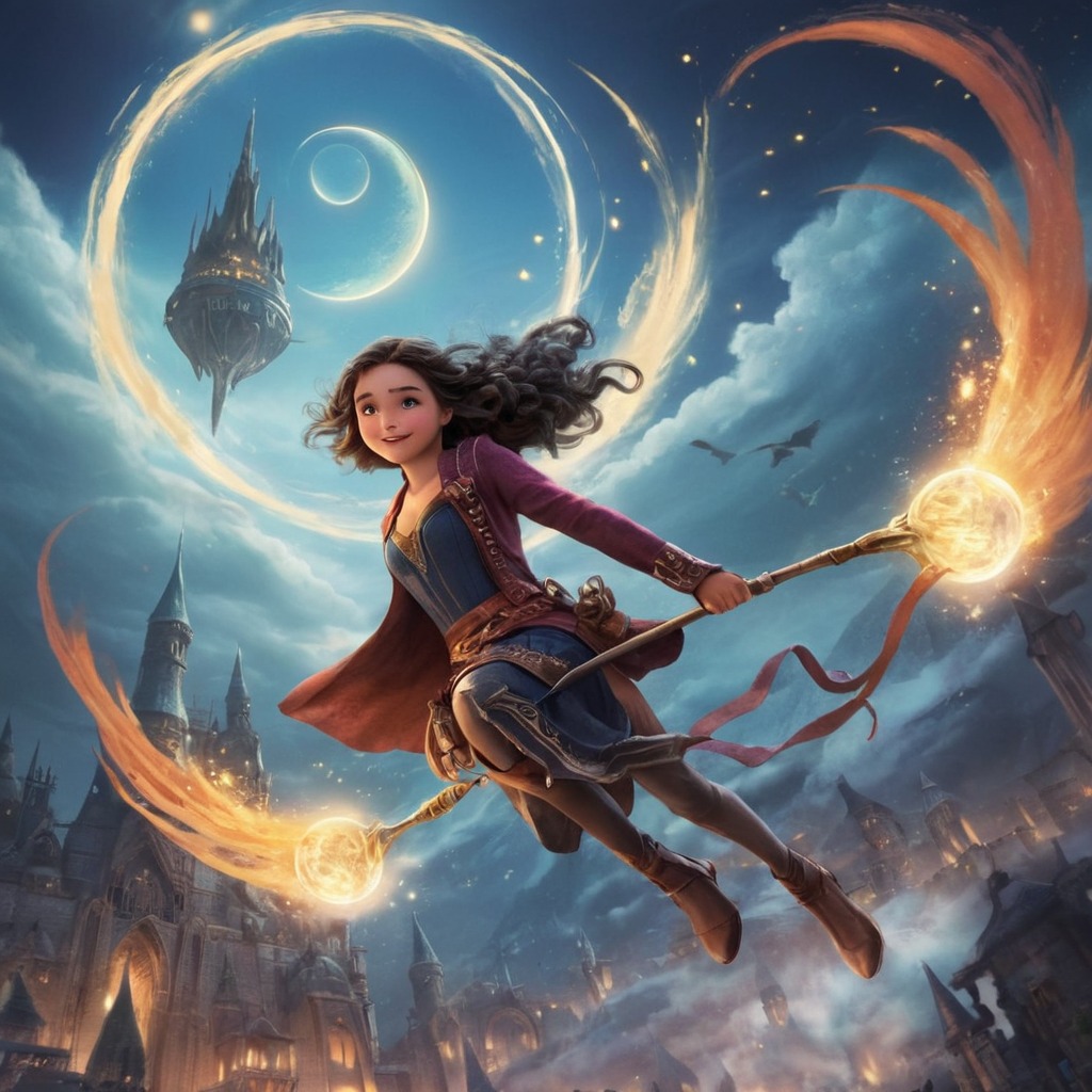 magic, harrypotter, digitalart, fantasyart, conceptart, fanart, broomstick, clouds, elements, fairytale, fantastical, fantasy, featuring, gear, magical, quidditch, shimmering, sparks, sport, swirling, vibrant, whimsical, dailychallenge, tengrai