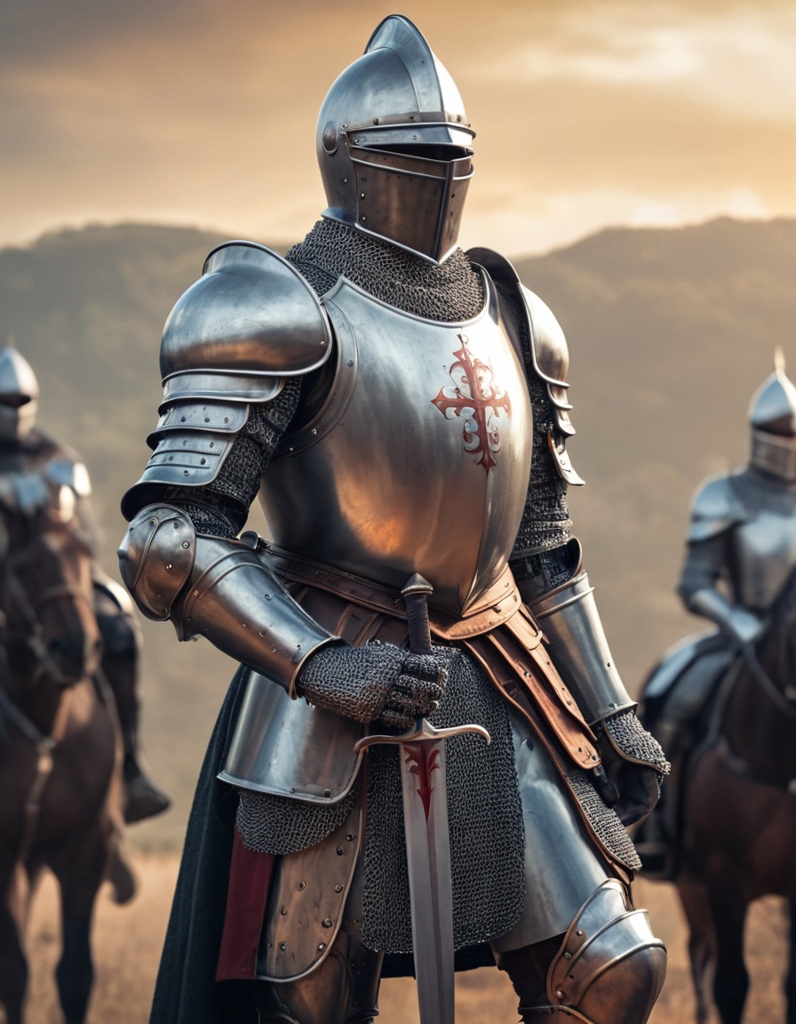 knight, armor, battle, preparation, medieval, middle ages