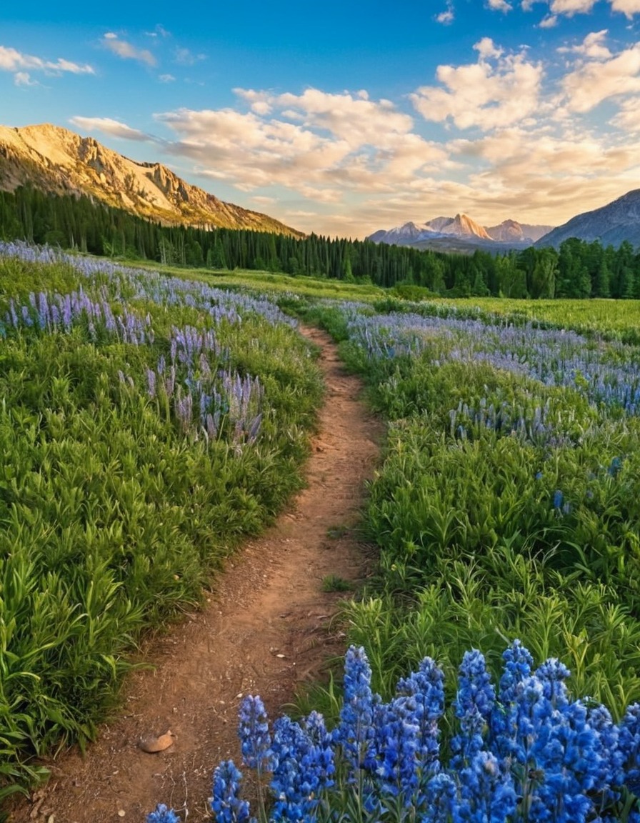 crested butte, gunnison, colorado, usa, nature, mount, landscape, nature aesthetic, flowers, wild flowers