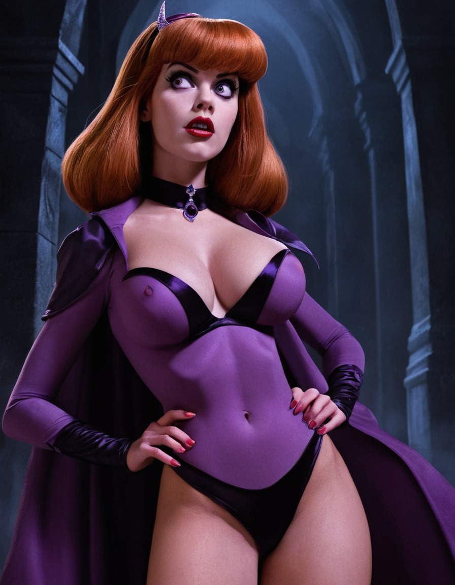 vampire, daphne blake, scooby-doo, fictional character, fantasy, supernatural, costume