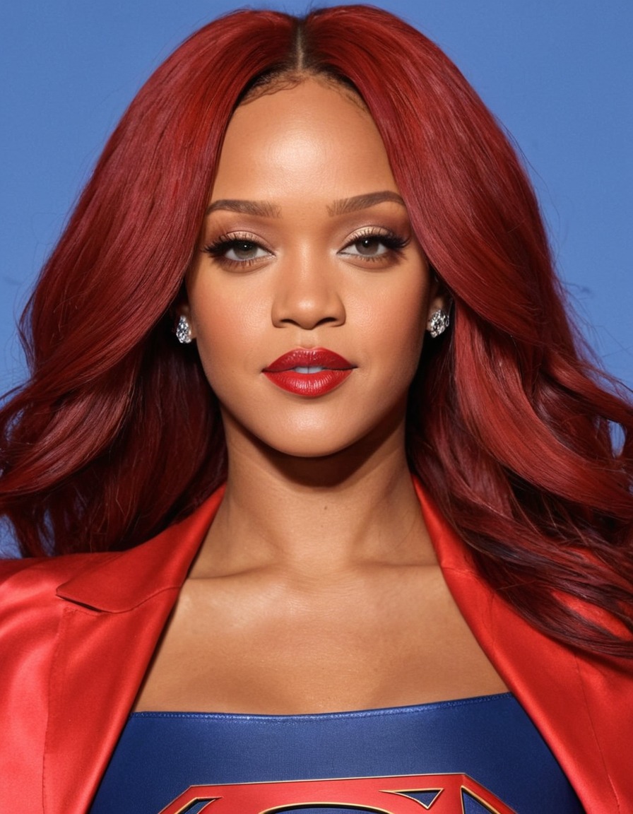 rihanna, supergirl, celebrity, music artist, superhero, empowered woman