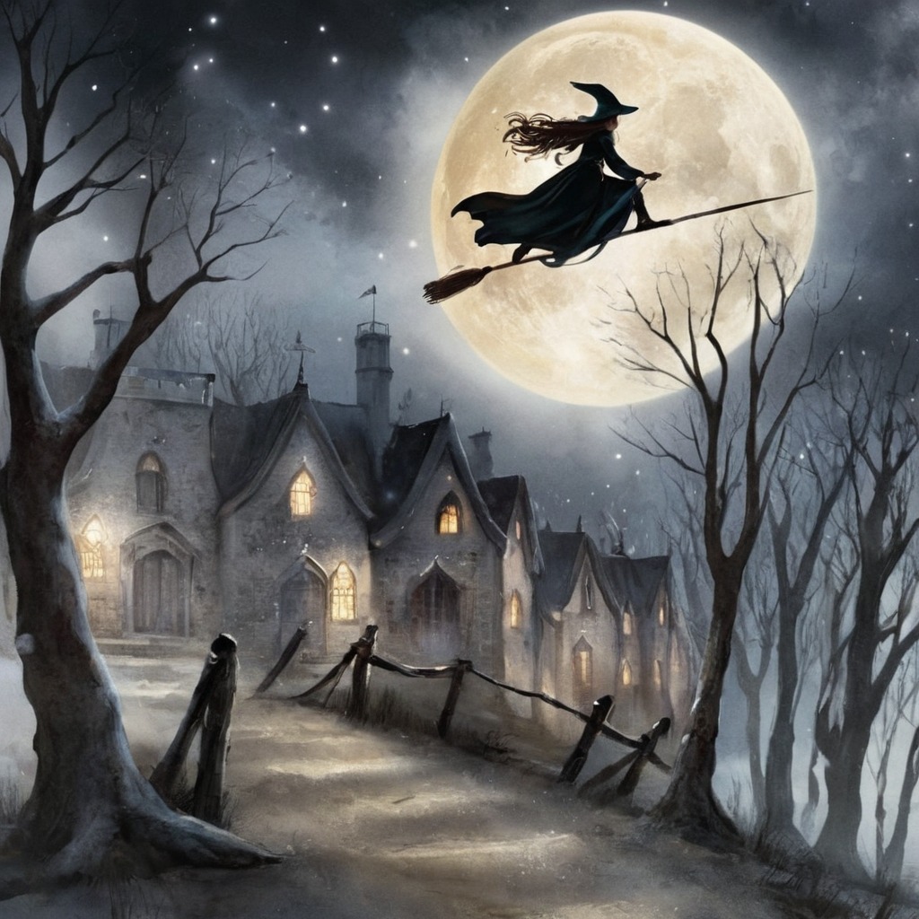 witch, halloween, dreamup, magic, bewitched, ai_art