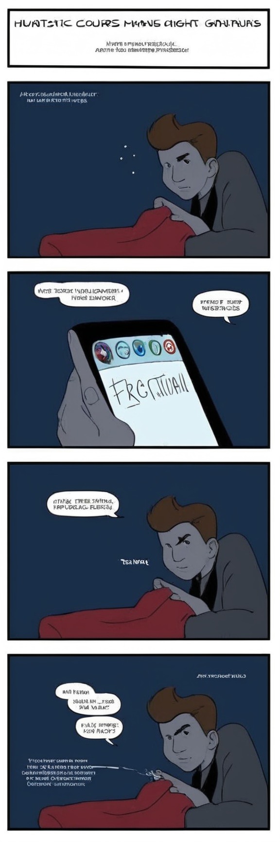 comic, webcomic, digitalart, originalcharacter, night, phone, shiro, surprise, bootlegcookie