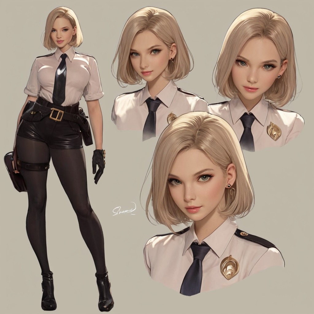 digitalart, characterdesign, characterconcept, conceptart, anime, adoptable, originalcharacter, adoptablesopen, animeart, artforsale, characterart, characteroriginal, charactersheet, conceptdesign, dnd, fantasy, fantasyart, fantasycharacter, police, policeofficer, policewoman, referencesheet, dndcharacters, policeuniform, adoptableoc, dailychallenge, aiadoptable, midjourney, midjourneyart, midjourneyartwork