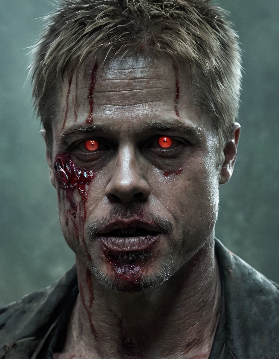 brad pitt, zombie, horror, hollywood, celebrities