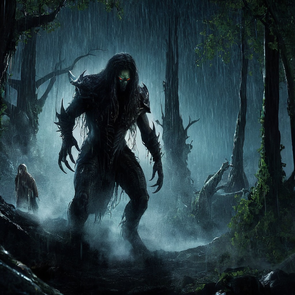 horror, alien, jungle, predator, monster, forest, creature, fanart, characterdesign, fantasyart, scifi, genetics, mutation