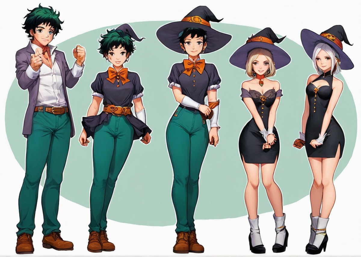 bokunoheroacademia, digitalart, anime, witch, outfit, magic, bandages, breastexpansion, cloning, costume, darkmagic, halloween, hourglassfigure, maturecontent, mtf, nsfw, sequence, sexyanimegirl, transformation, tsf, woman, wrapped, m2f, transformationtf, bandagesmummy, myheroacademia, thiccthighs, tsfsequence