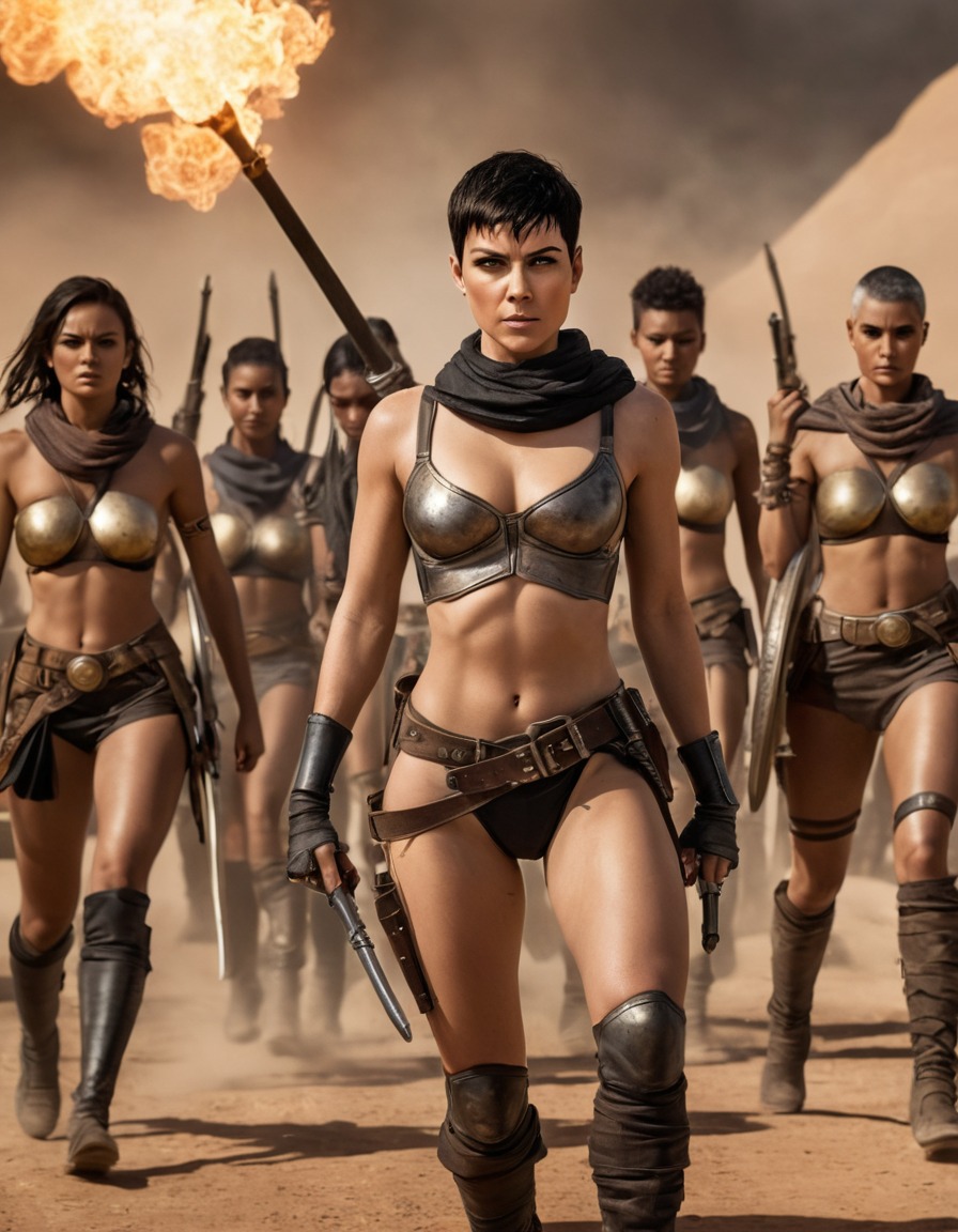 furiosa, women warriors, battle, raiders, leadership, mad max