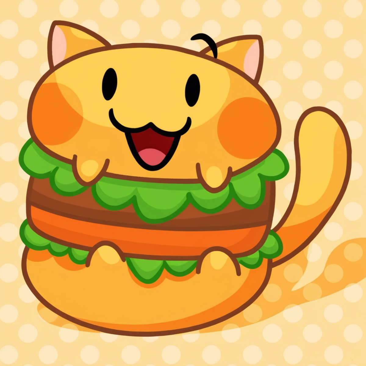 feline, animal, adorable, cartoon, catburger, cuteanimal, cutecats, cutedrawing, catburgertutorial