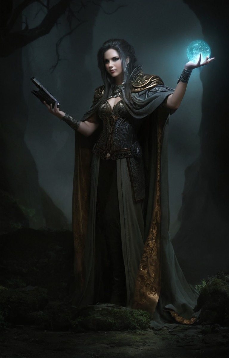 characterdesign, conceptart, darkfantasy, digitalart, digitalpainting, illustration, necromancer