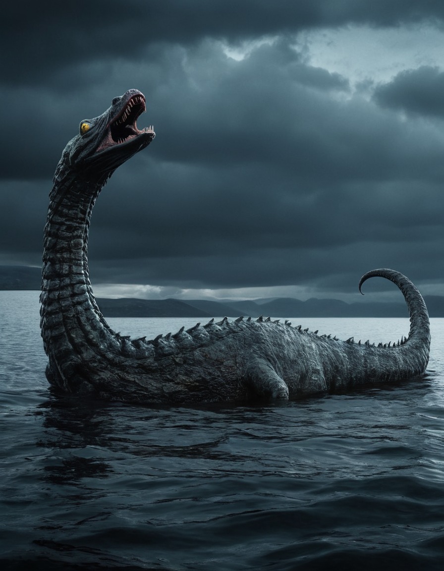 loch ness monster, sea monster, legendary creature, scottish folklore, cryptozoology