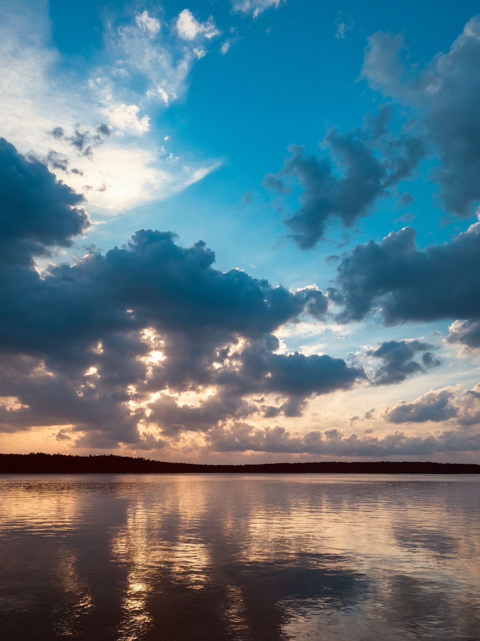 nature, landscape, sunset, clouds, artists on tumblr, water, sky, reflection, lake, vertical nature, summer