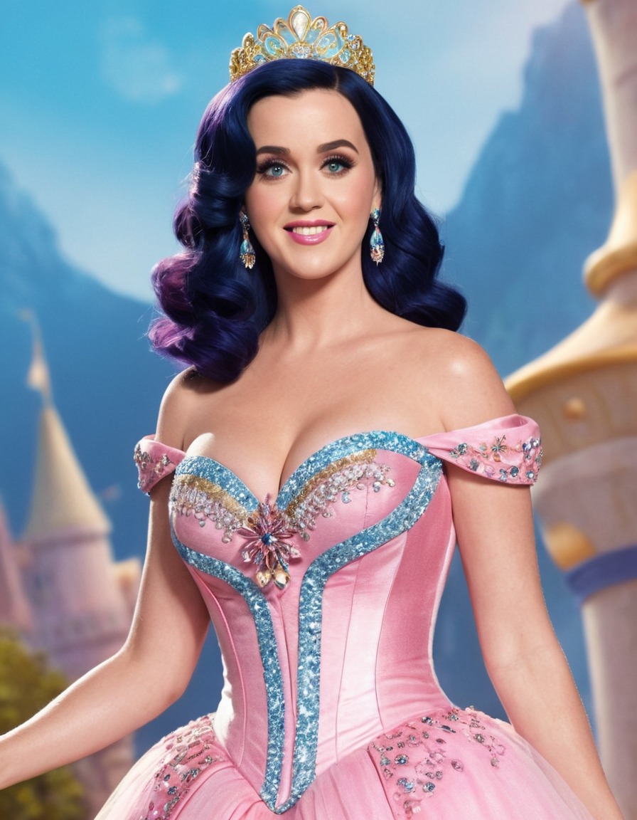 princess, katy perry, disney princess, singer, celebrity, fashion, beauty