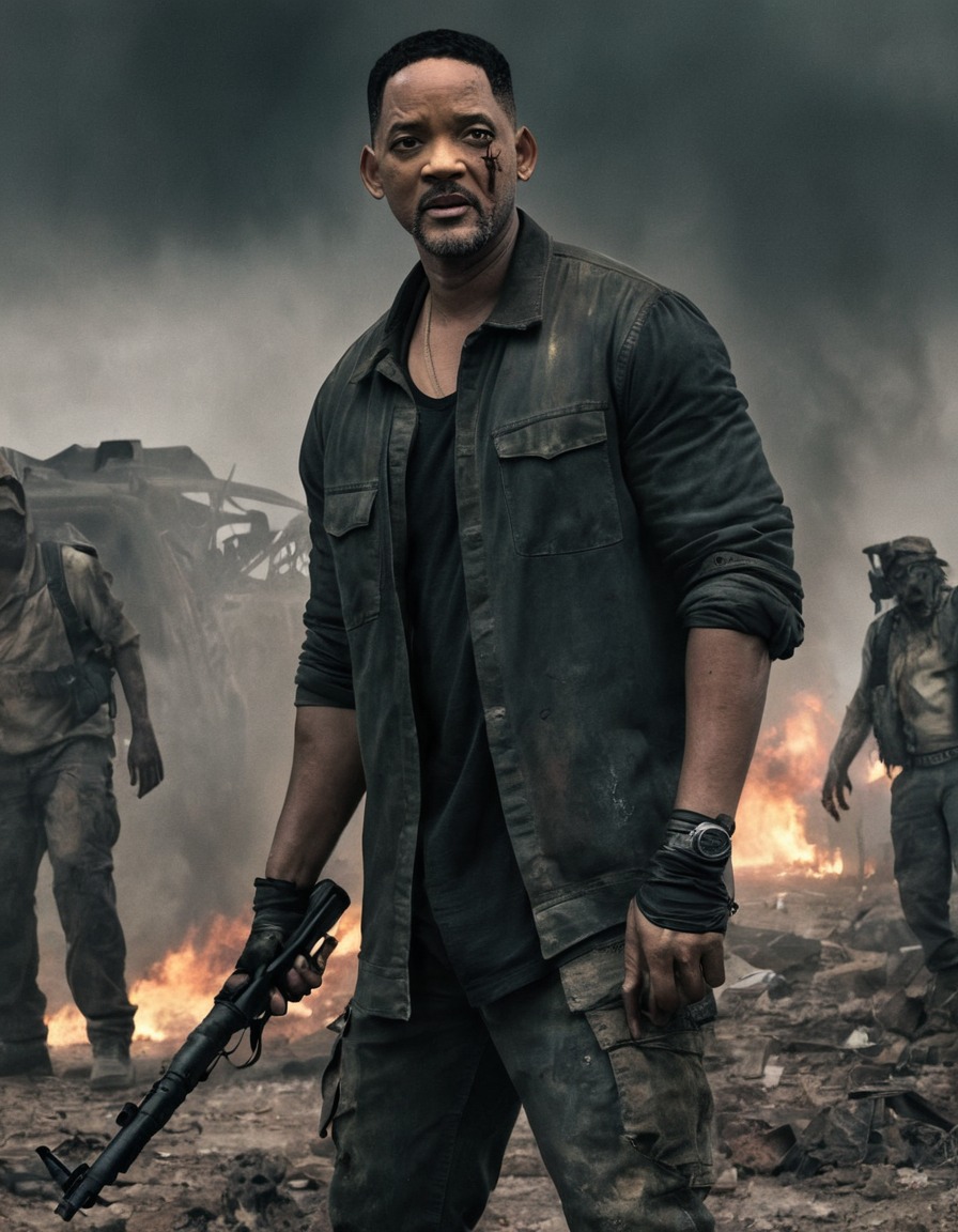 will smith, post-apocalyptic, zombie, film, celebrities