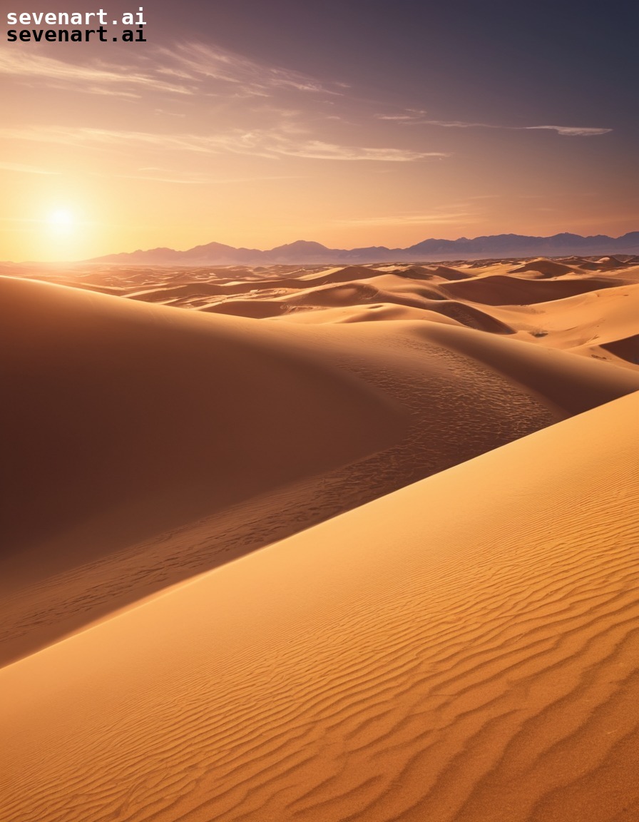 sunset, dunes, remote planet, shadows, golden sand, dune