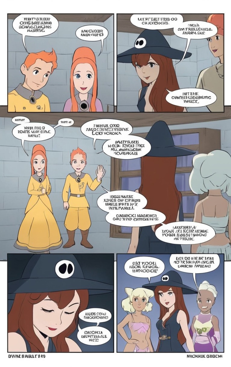 comic, witch, webcomic, ada, asura, discussion, ethan, fantasy, hunters, meeting, royals, rune, runehunters, duchesscamille, dukeremy