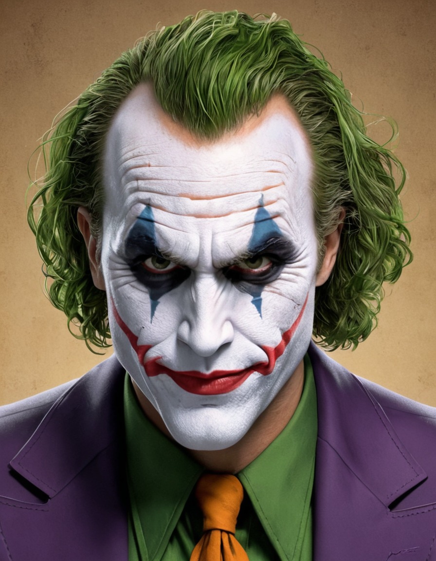 joker, portrait, iconic, character, movies