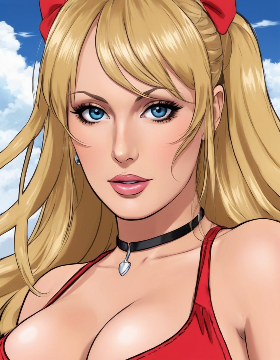 stormy daniels, adult film star, anime, character design, cosplay, entertainment industry