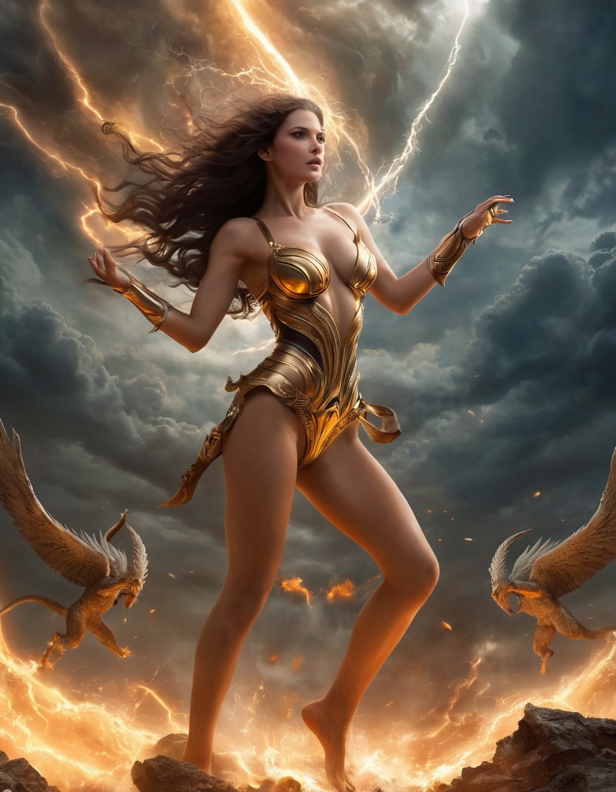 angelic battle, celestial energy, woman warrior, hope, demons, sexy, erotic