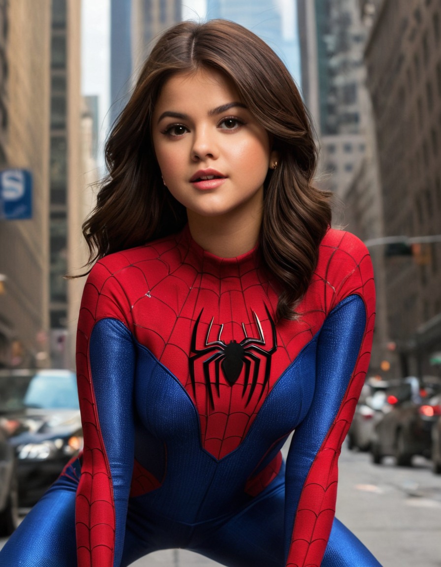 selena gomez, spider-man, superhero, entertainment, character, celebrity