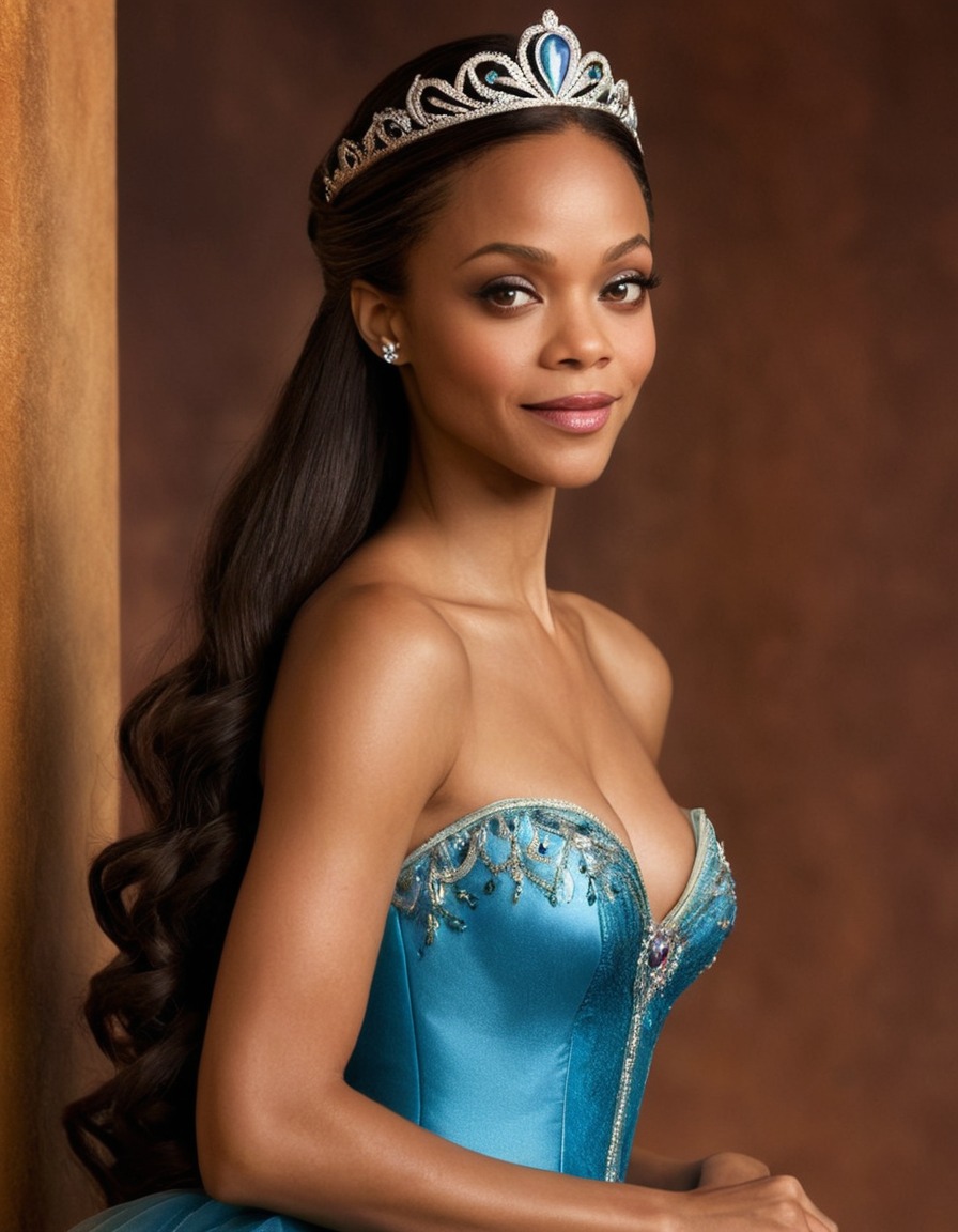 zoe saldana, disney princess, actress, beauty, fairytale, representation, stunning