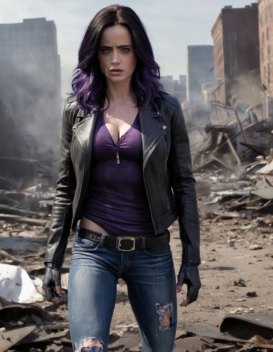 jessica jones, marvel comics, superhero, battle, ripped clothes