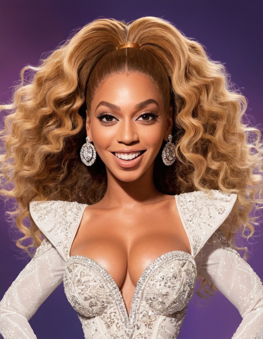 fun, beyoncé, caricature, entertainment, pop culture, singer, comedy