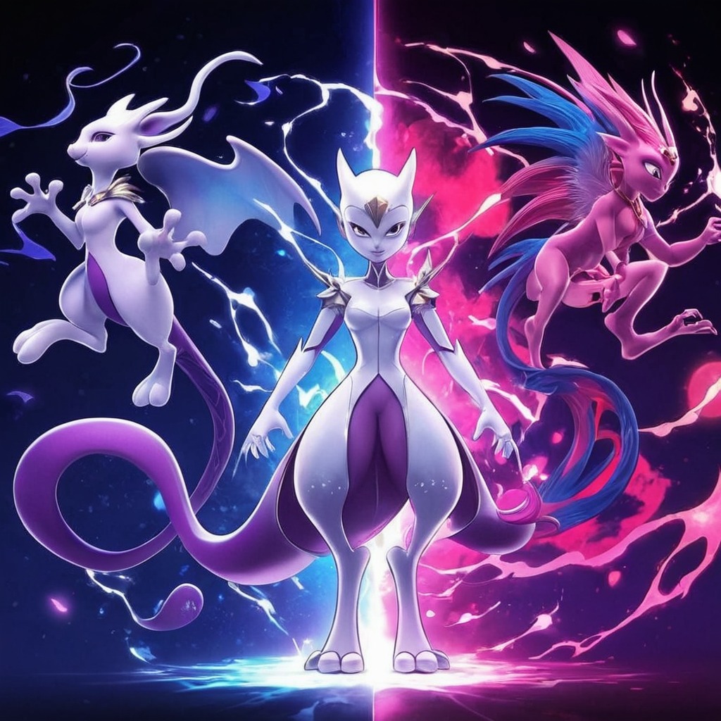 mewtwo, mewtwofanart, pokemon, pokemonfanart, mewtwopokemon, pokemonnintendo, mewtwoart, mewtwo_pokemon, ai_generated_art, mewtwo_fanart