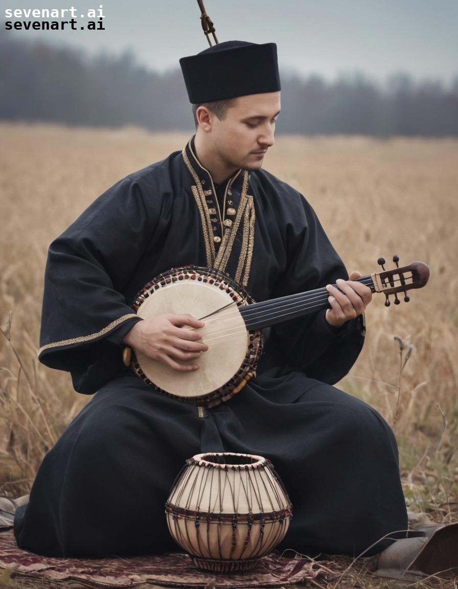 ukrainian, music, bandura, traditional, culture, ukraine, ukrainians