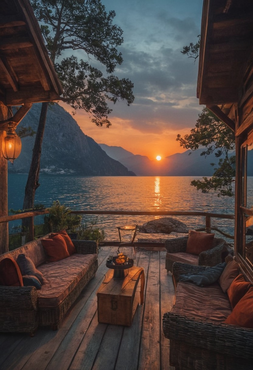 summer, sunset, beautiful place, inspiration, beautiful planet, beautiful, nature, decoration, interiors, interior design, flowers, the house of my dreams