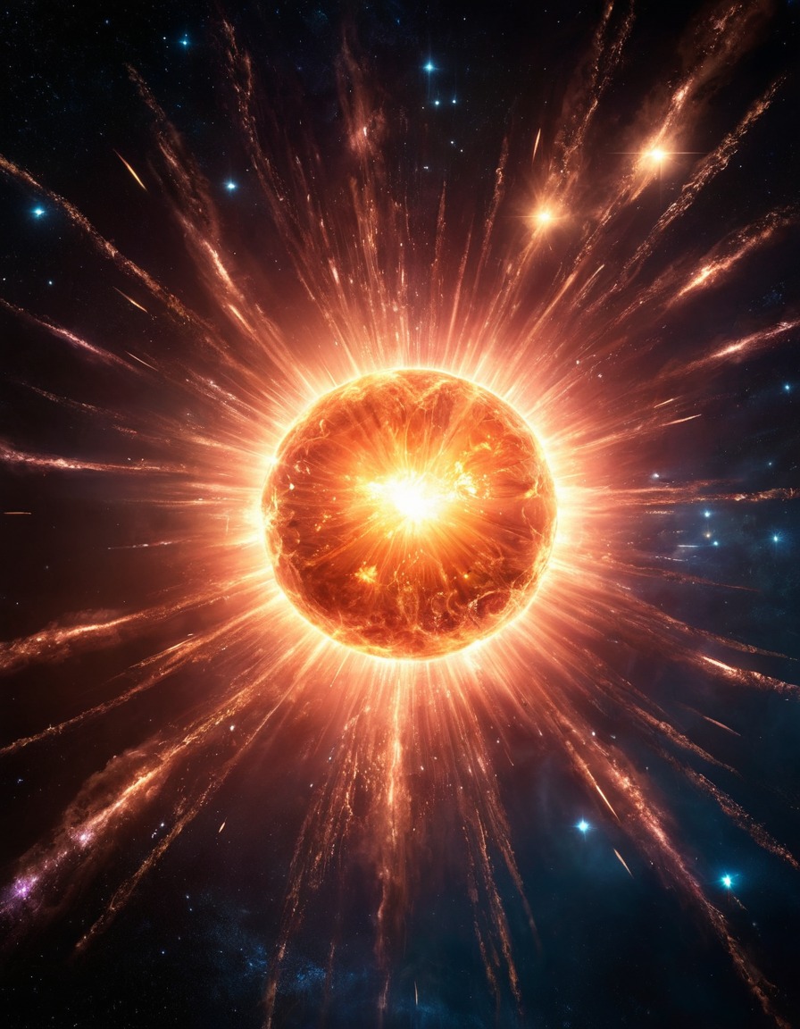 supernova explosion, space, cosmic event, astronomy, celestial phenomenon