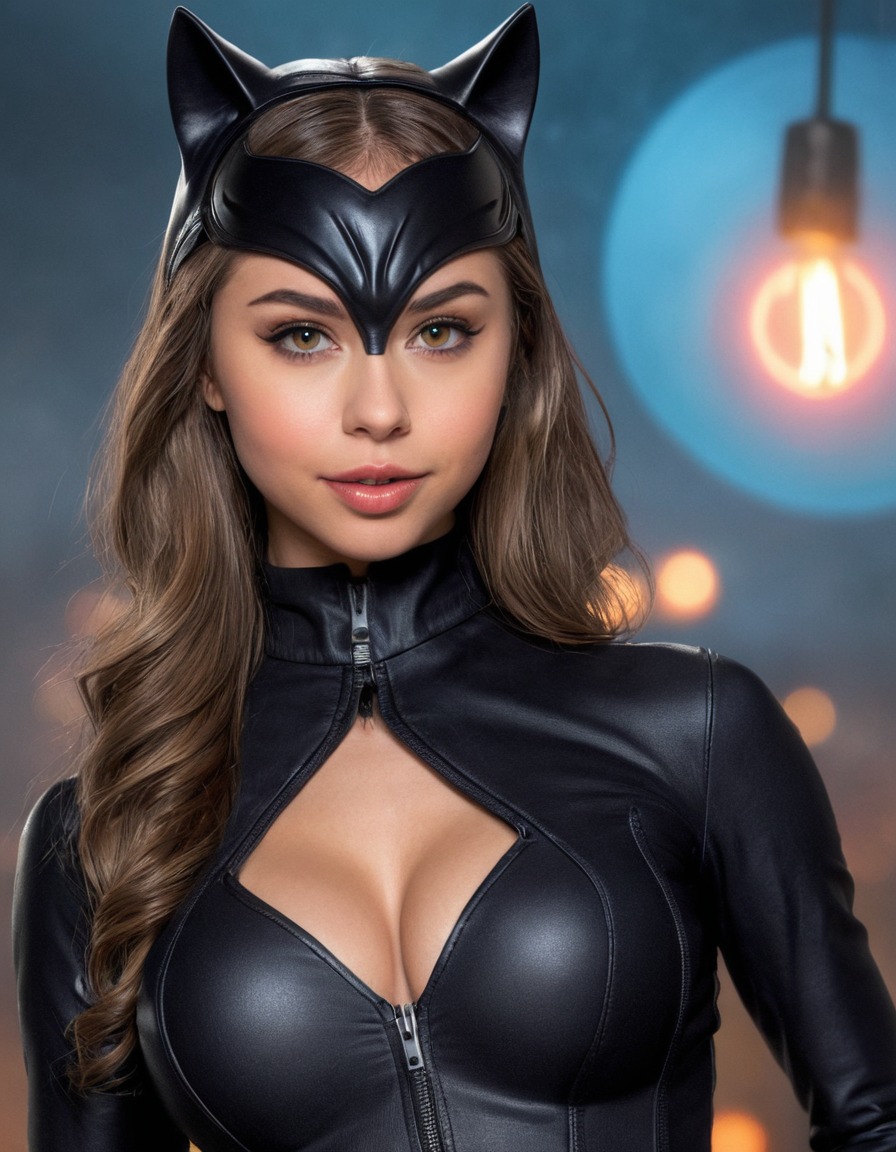 pron, catwoman, riley reid, cosplay