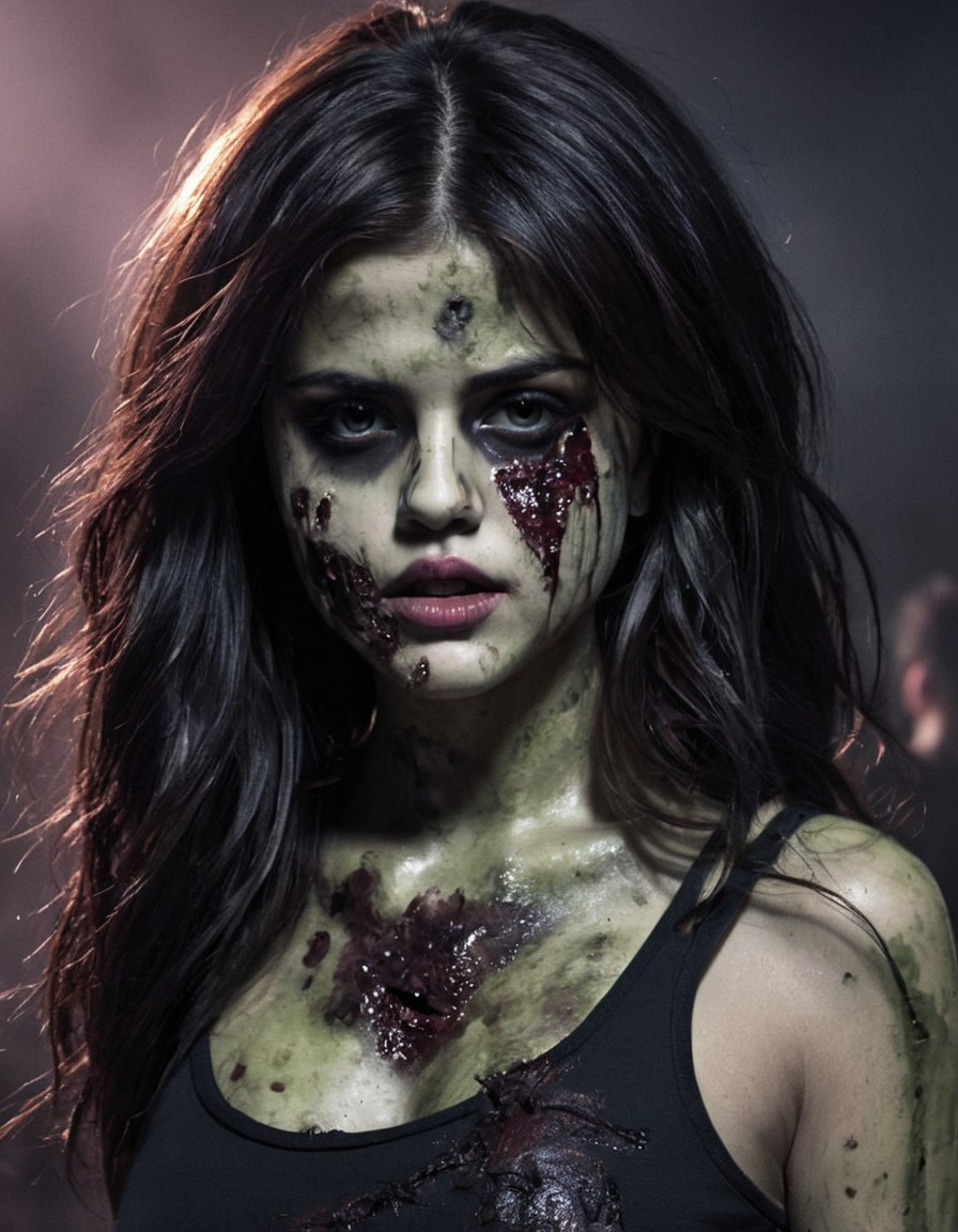 selena gomez, zombie, horror, undead, pop culture, celebrities