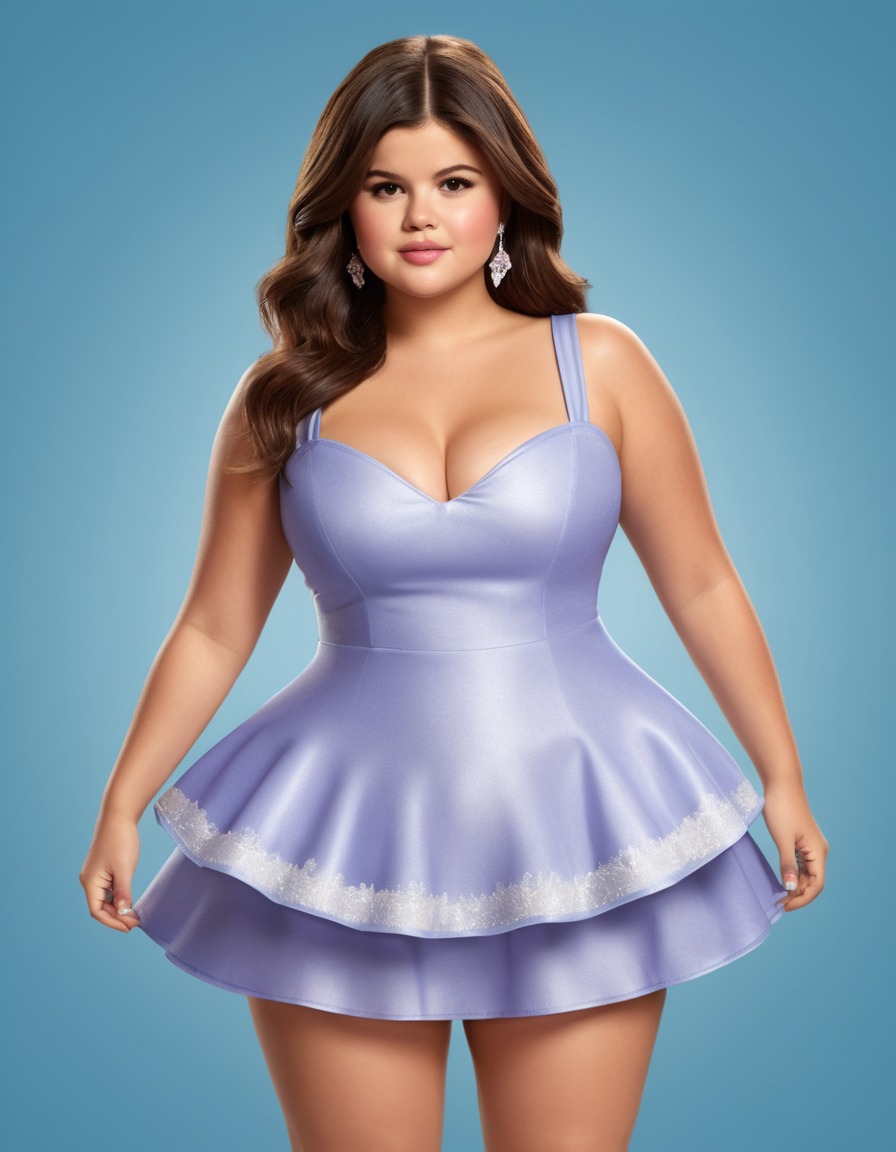 selena gomez, cartoon, humor, fashion, struggle, fat