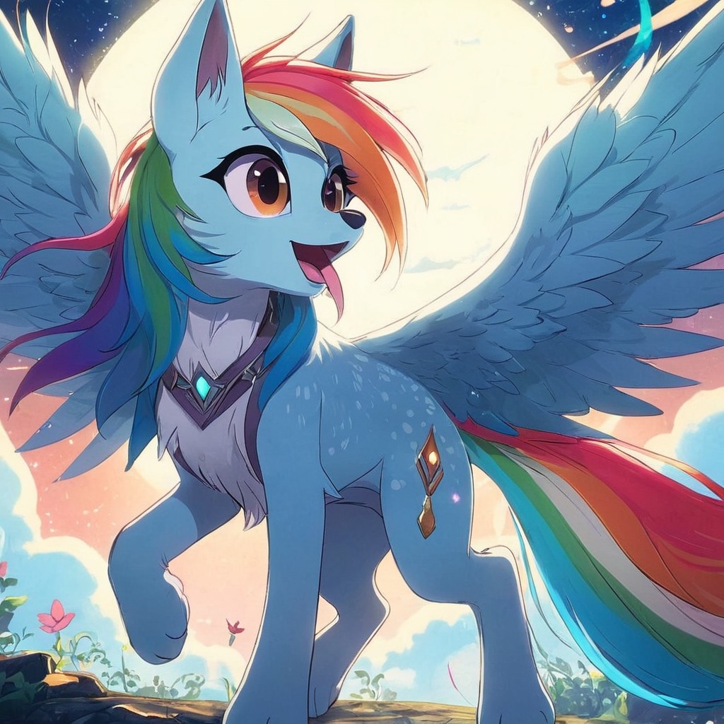 adoptable, beauty, cartoon, characterdesign, comic, cute, digitalart, furries, furry, furryart, illustration, mlp, mylittlepony, portrait, rainbowdash, wolf, my_little_pony, rainbow_dash