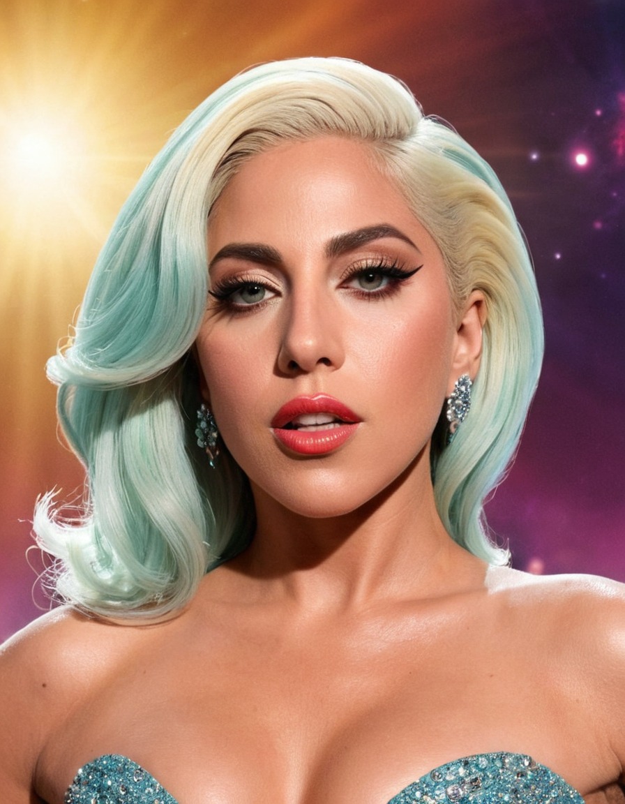 lady gaga, singer, musician, beauty, portrait, award-winning, celebrity