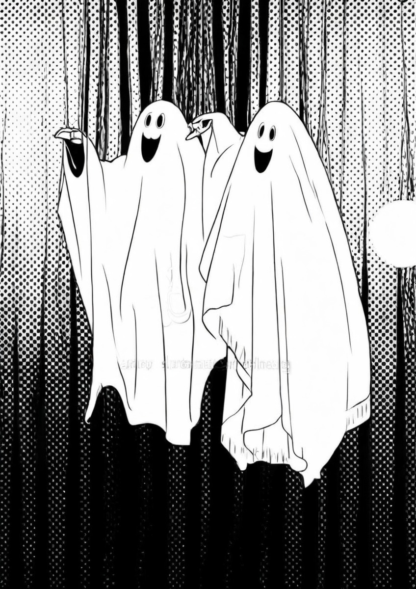 creepy, ghost, spooky, halloween, gigglingghosts